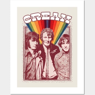 Cream -- 60s Retro Fan Artwork Posters and Art